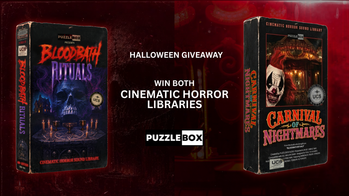 Halloween Giveaway: Win Two Horror Sound Libraries Worth $138